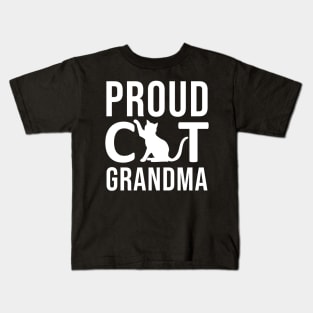 Proud Cat Grandma Kids T-Shirt